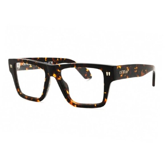 NEW OFF-WHITE EYEGLASSES HAVANA UNISEX EYEWEAR OFF-WHITE OERJ075 STYLE 75 6E00